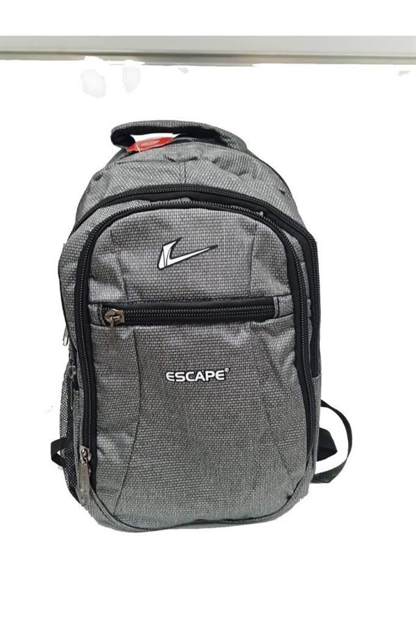 Escape 307-24  Laptop Bölmeli Çizgili Kumaş Sırt Çanta