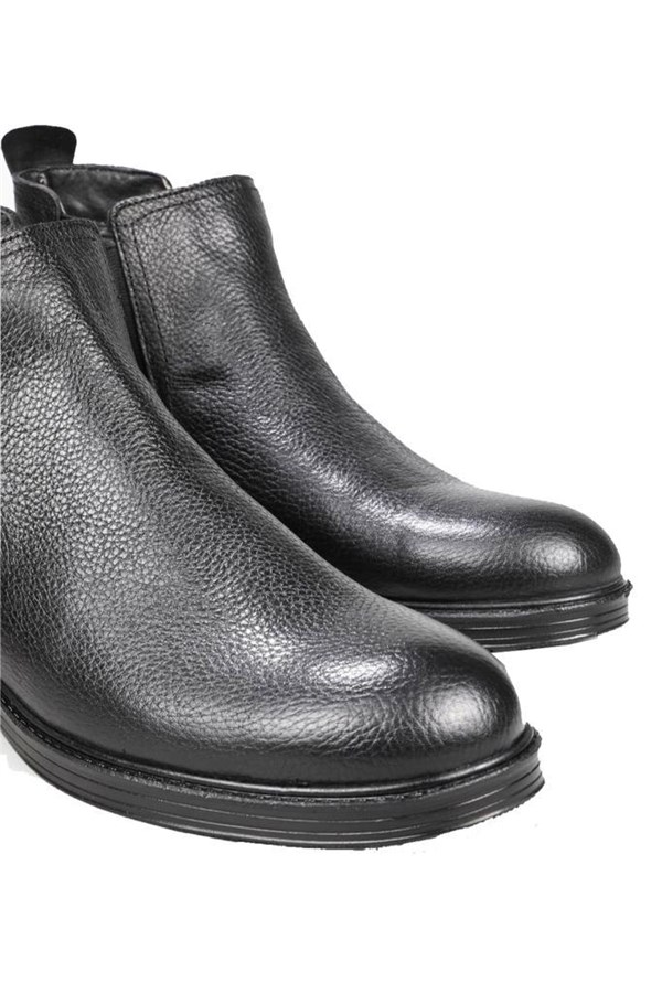 Fix 3186 Baskı Hakiki Deri Kürklü Fashion Erkek Bot