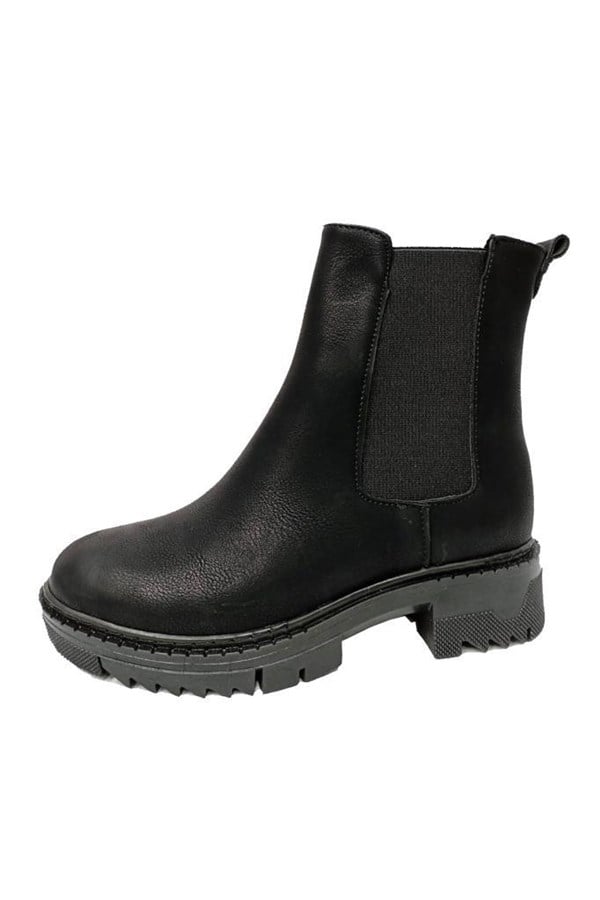 Fix 6011 Yağlı Deri Trend Fashion Kadın Bot
