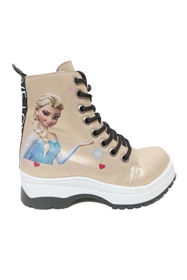 Fix Kids 9603 Parlak Deri Elsa Fashion Kız Çocuk Bot