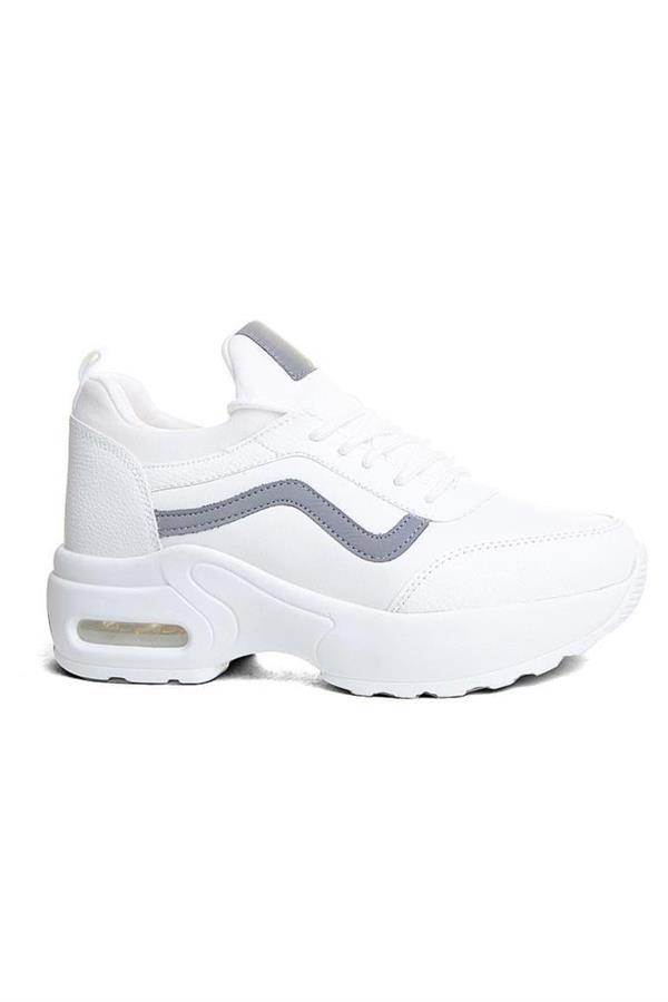 Flet 121-24 Deri Fashion Anatomik Kadın Sneaker