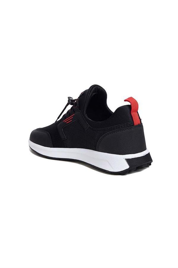 G-Class 1908-24 Trend Fashıon Sneakers Erkek Ayakkabı Siyah Kırmızı