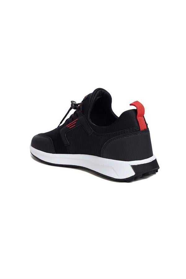 G-Class 1908-24 Trend Fashıon Sneakers Erkek Ayakkabı Siyah Kırmızı