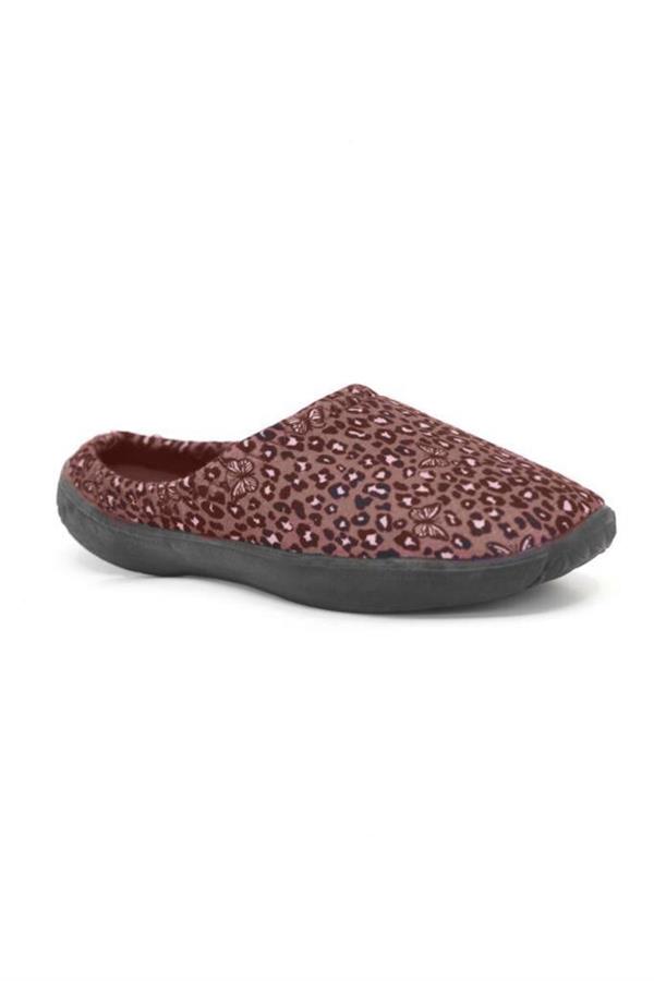 Gezer 15870-24 Leopar Desenli Kadın Ev Terlik