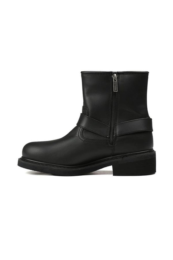 Harley Davidson Estes Hakiki Deri Bot 40-45 Black Deri