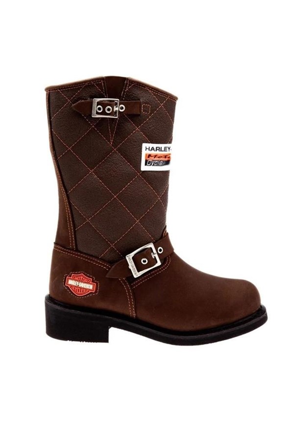 Harley Davidson Laconıa 644 Hakiki Deri Bot 36-40 Brown Nubuk