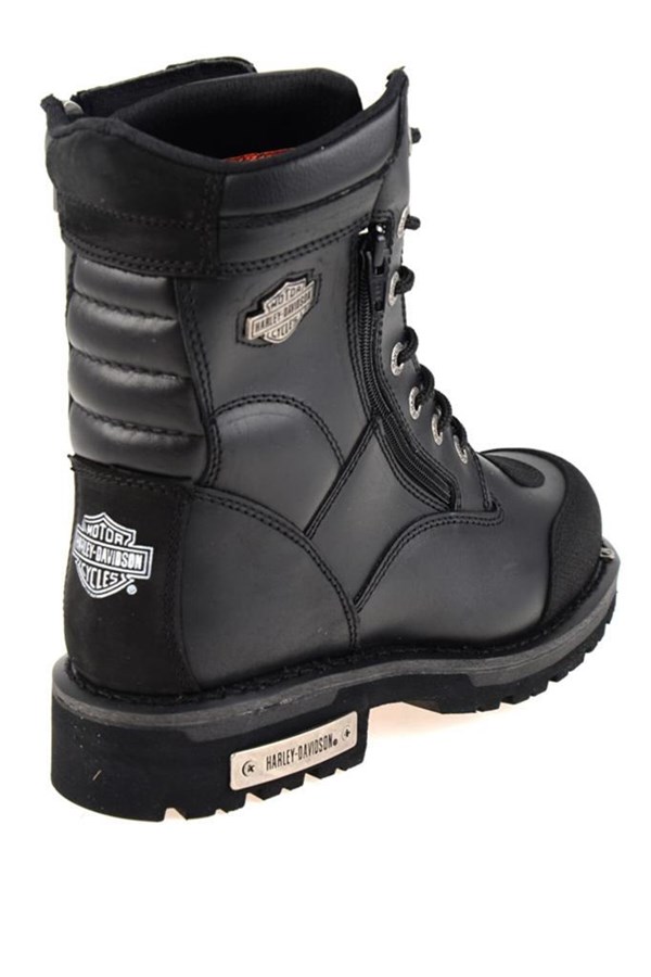 Harley Davidson Riddick Hakiki Deri Bot 40-45  Black Deri