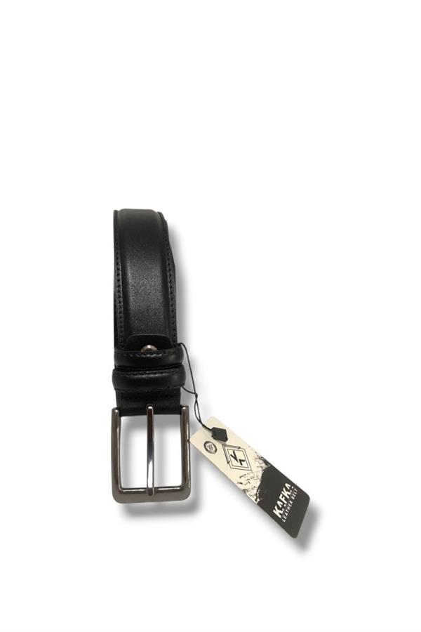 Kafka K100-25 Hakiki Deri Dikişli Erkek Kemer 130 Cm