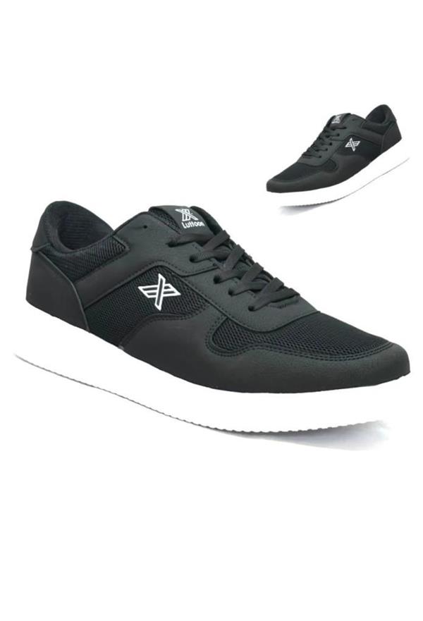 Luttoon 4027-24 Trend Fashion Sneakers Kadın Ayakkabı Siyah Beyaz