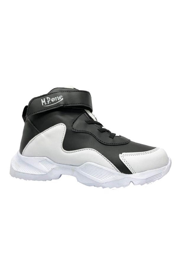 M.P 3300 Filet Çocuk Basket Spor Ayakkabı Siyah Beyaz