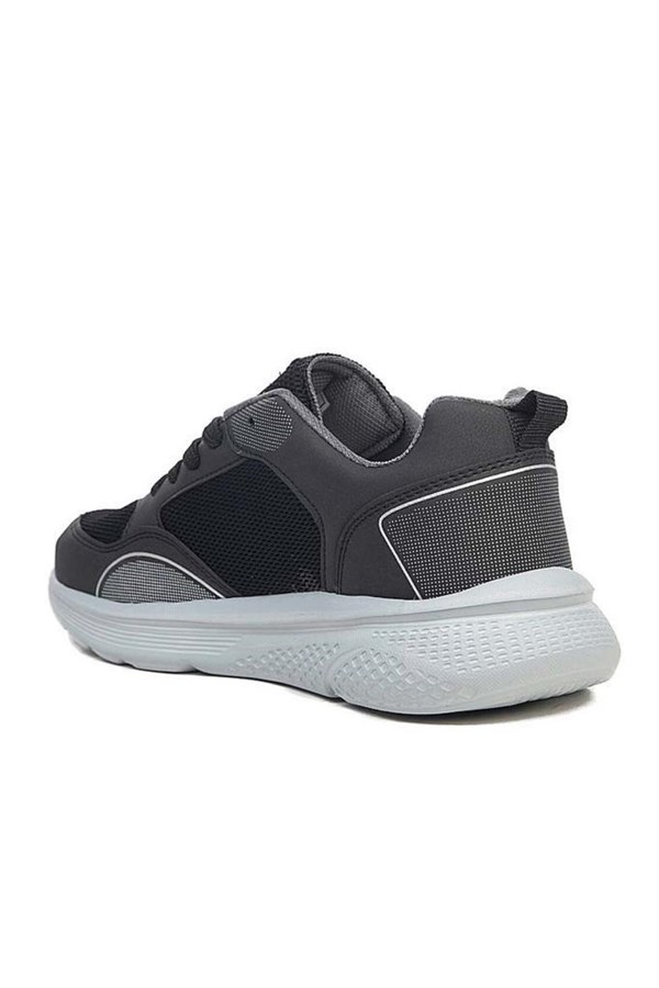 Magg Poınt 571 Deri Trend Sneaker Ayakkabı 36-40 Siyah Gümüş