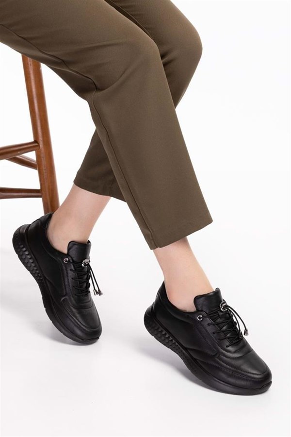 Modessa 110 Hakiki Deri Anatomik Kadın Sneakers Ayakkabı
