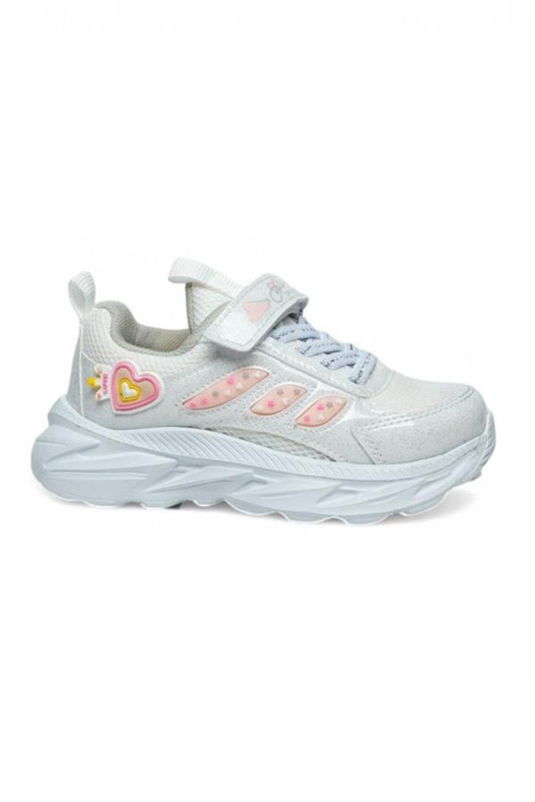 Ndrops 022-25 Anorak Anatomik Kız Çocuk Sneaker Beyaz 31-35