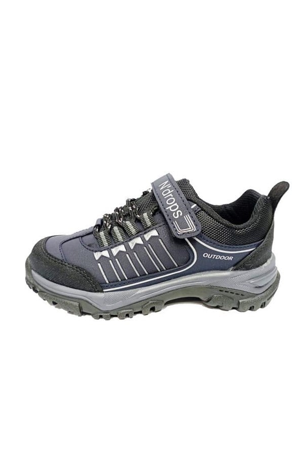 Ndrops 034 Deri Outdoor Filet Çocuk Spor Ayakkabı Laci Gümüş