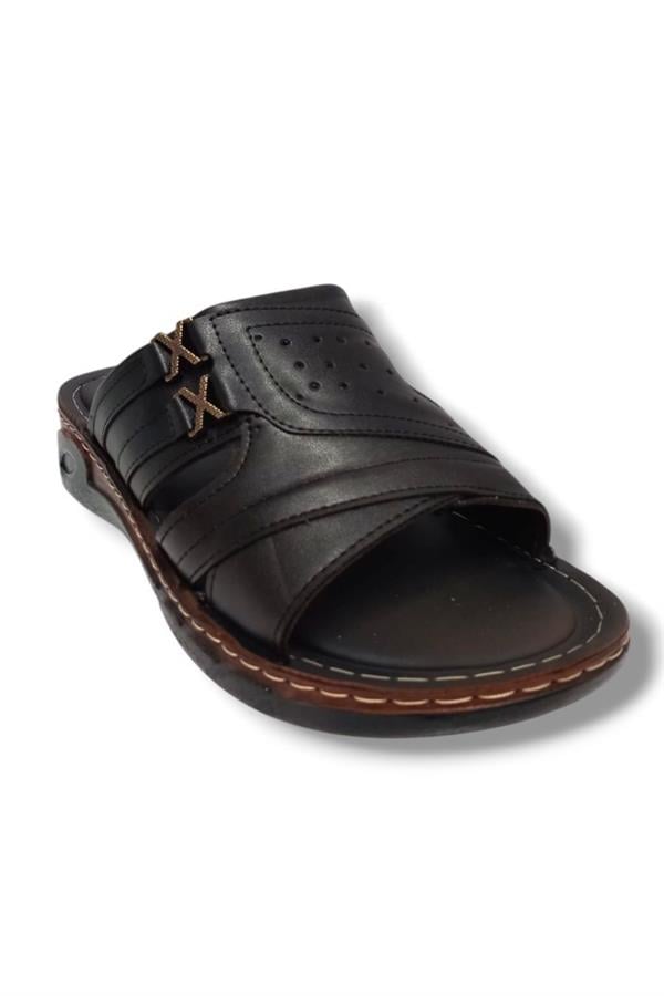 Polero 733028-25 Deri Anatomik Soft Erkek Terlik