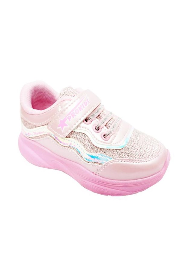 Pro Kids 2202-F Simli Deri Kız Çocuk Sneakers Ayakkabı