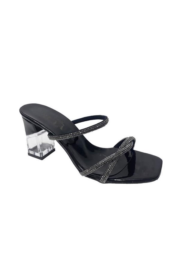 Rüya 8208-5 Rugan Taşlı Fashion Kadın Terlik