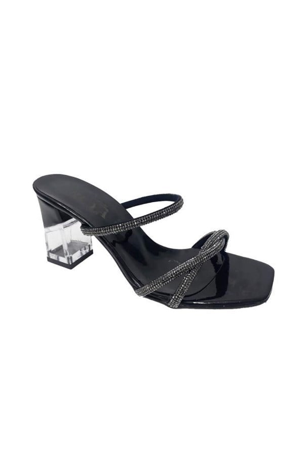 Rüya 8208-5 Rugan Taşlı Fashion Kadın Terlik