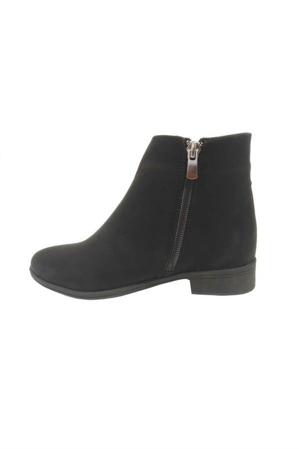 Sdf 081-24 Deri Fashion Fermuarlı Kadın Bot