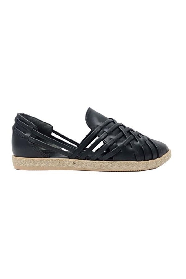 Sdf B-13 Deri Trend Fashion Kadın Babet