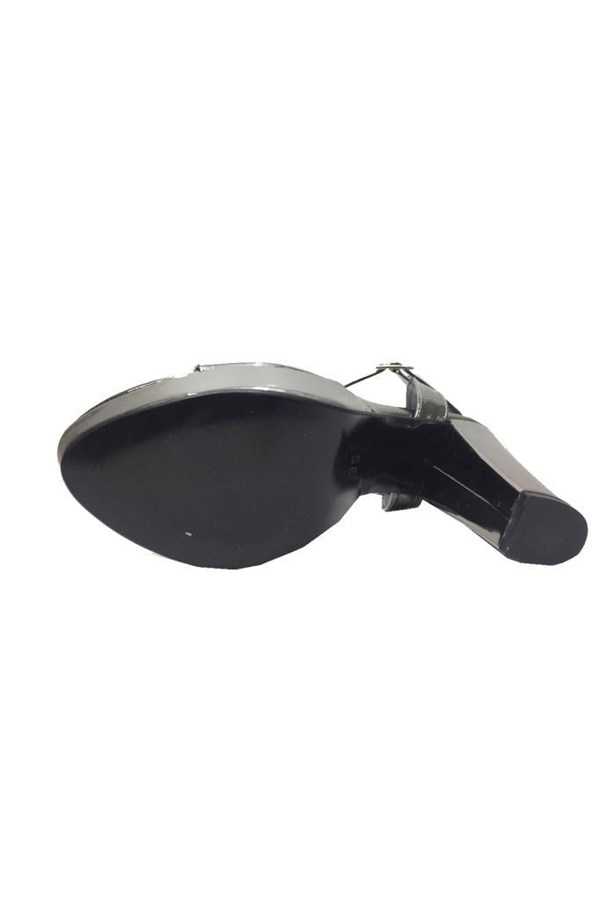 Serhat 2220 Rugan 30mm Platform Topuklu Kadın Sandalet