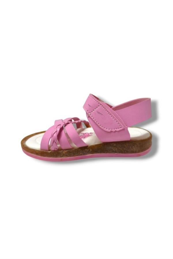 Şirinbebe 3025-20 Çapraz Örgü Kız Çocuk Sandalet 21-25