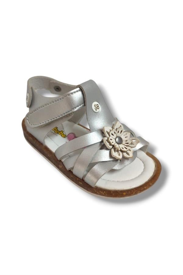 Şiringenç 1658-20 Çapraz Desen Çiçekli Kız Çocuk Sandalet 21-25