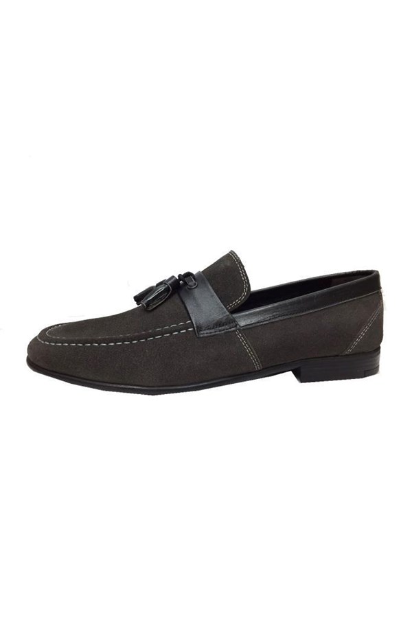 Tomford 31450 Hakiki Süet Deri Loafer Erkek Ayakkabı