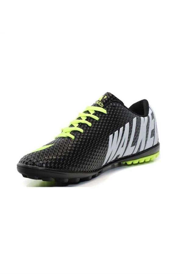 Walked 401-25 Çocuk Halı Saha Krampon Siyah Sarı 31-35