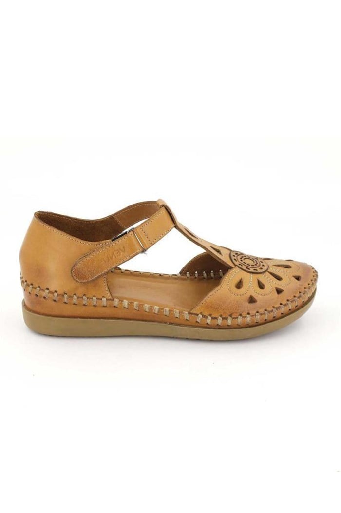 Venüs 18793505-22 Hakiki Deri Ortopedik Kadın Sandalet