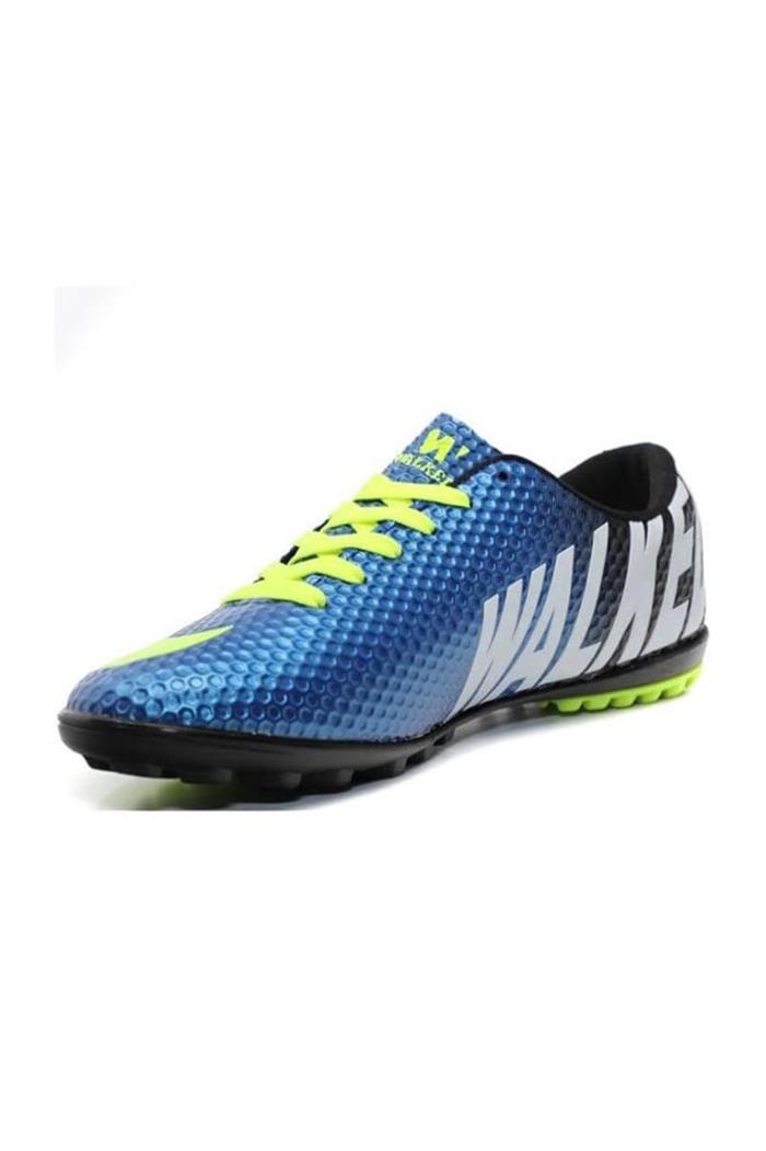Walked 401-24 Futbol Halı Saha Kramponu Mavi Sarı 45-47