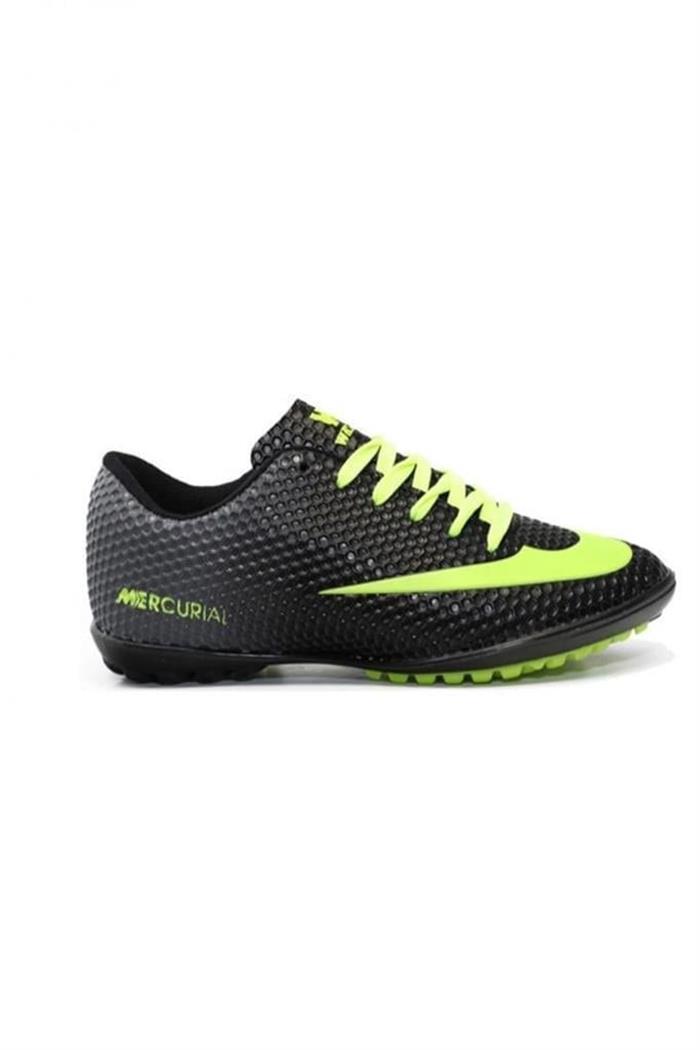 Walked 401-25 Çocuk Halı Saha Krampon Siyah Sarı 31-35