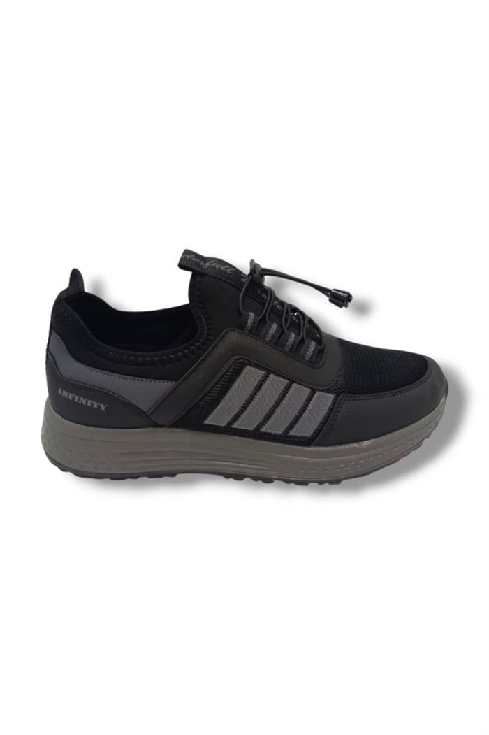 Wanderfull İnfinity 4266-25 Anorak Slip On Erkek Sneaker Siyah Füme
