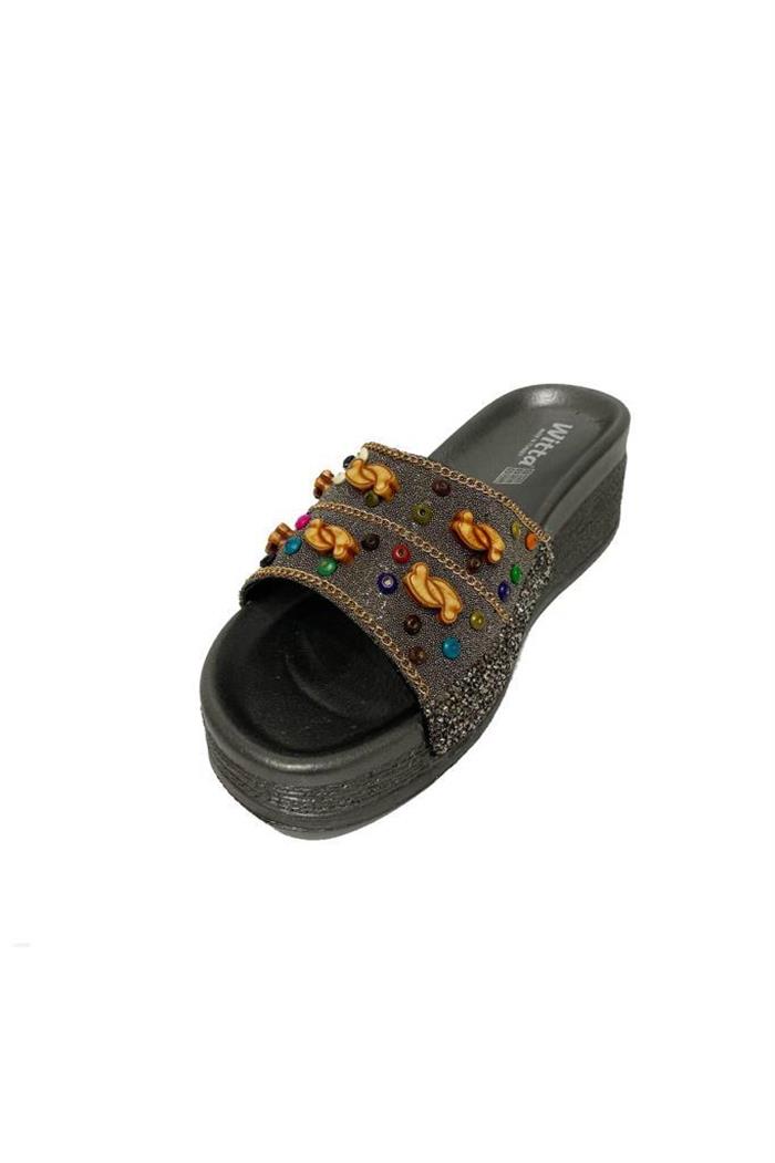 Witta 54313-24 Anatomik Trend Fashıon Dolgu Topuklu  Kadın Terlik