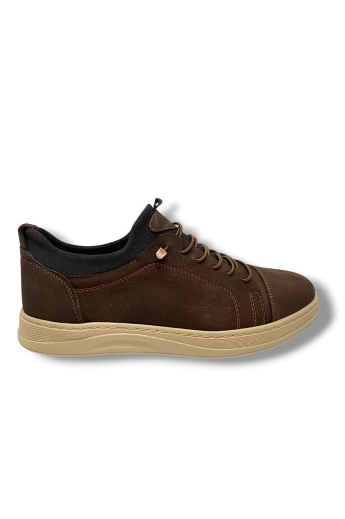 Yolcu 476-25 Hakiki Nubuk Deri Slip On Casual Erkek Ayakkabı