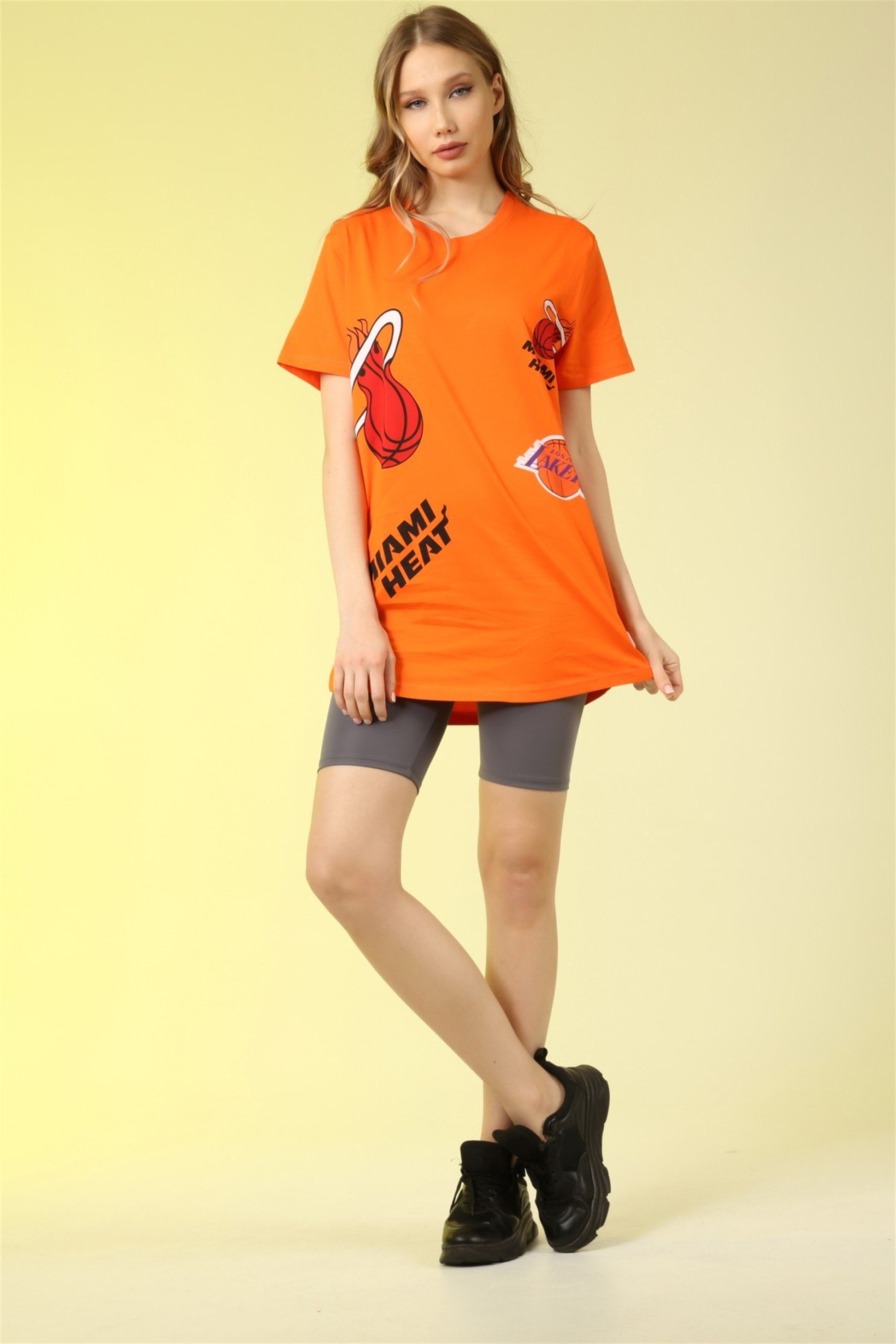 LAKER'S BASKILI T-SHİRT R-5192