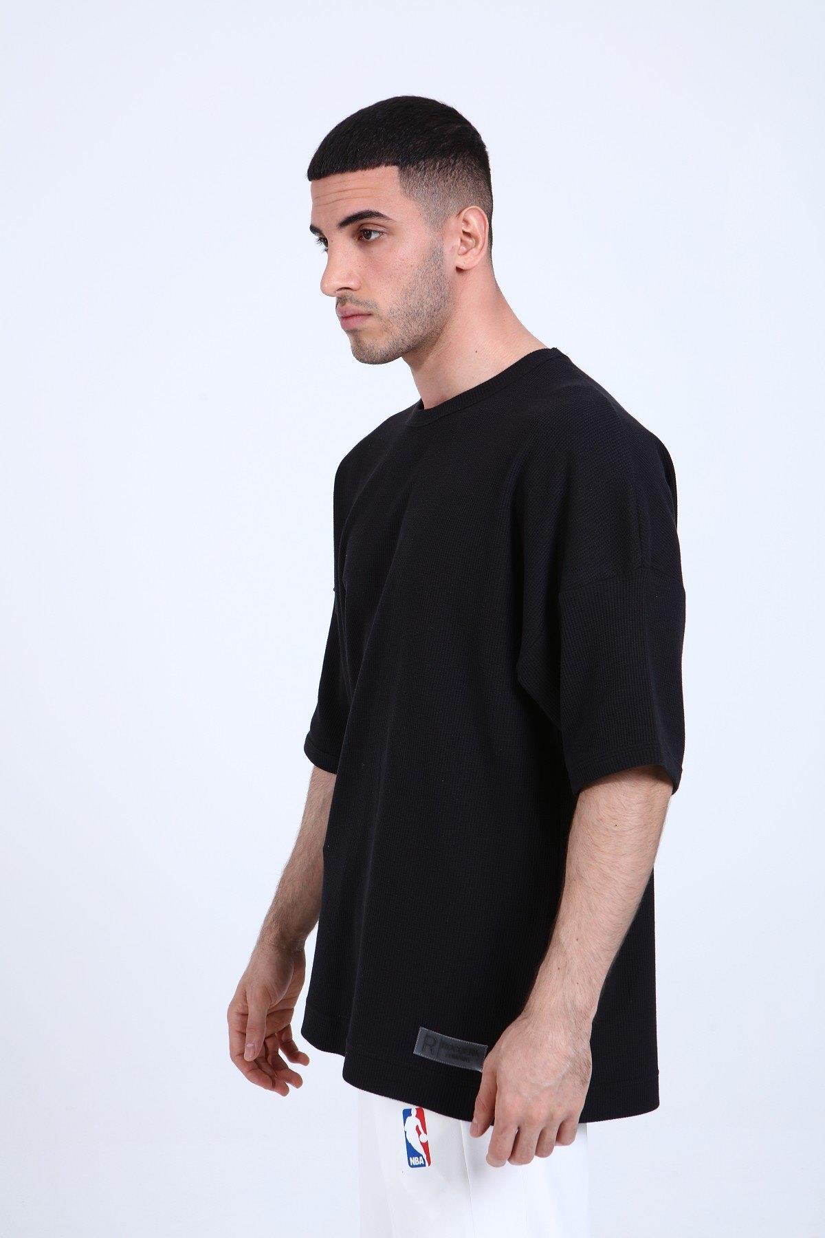OVERSİZE WAFFLE T-SHİRT R-5284