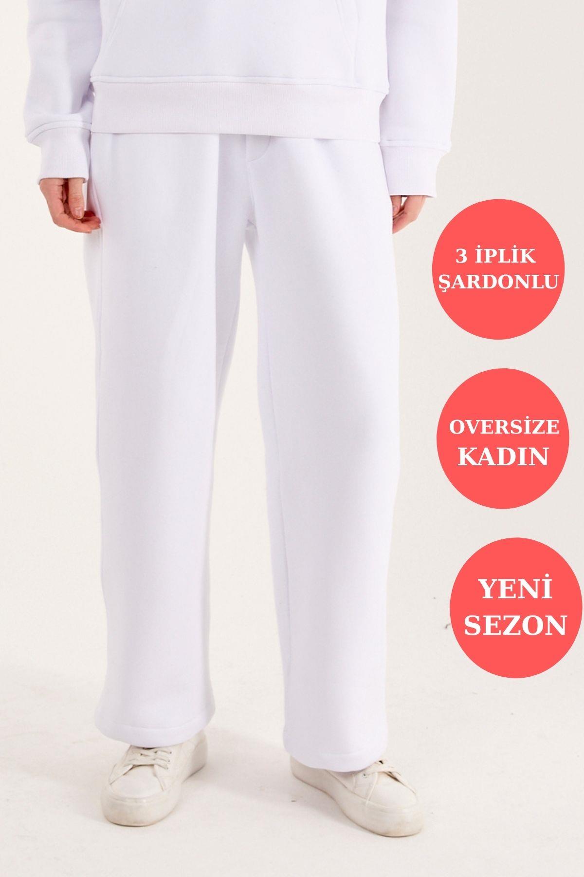 Q-1001 Bel Lastikli Üç İp Şardonlu Pantolon