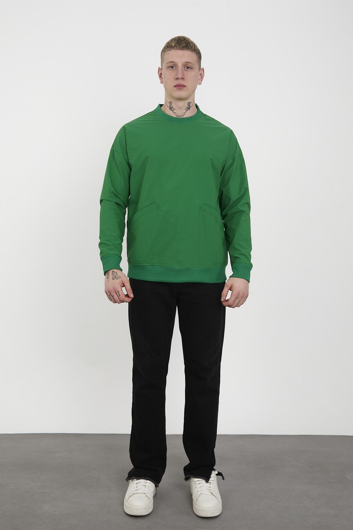 R-2390 Etek Kol Ribanalı Astarlı Sweatshirt