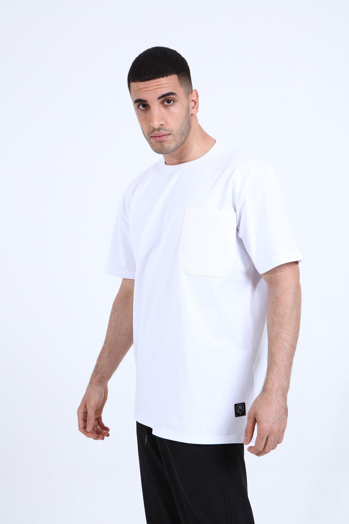 R-5184 ÖN CEBİ KOT GARNİLİ TİŞÖRT
