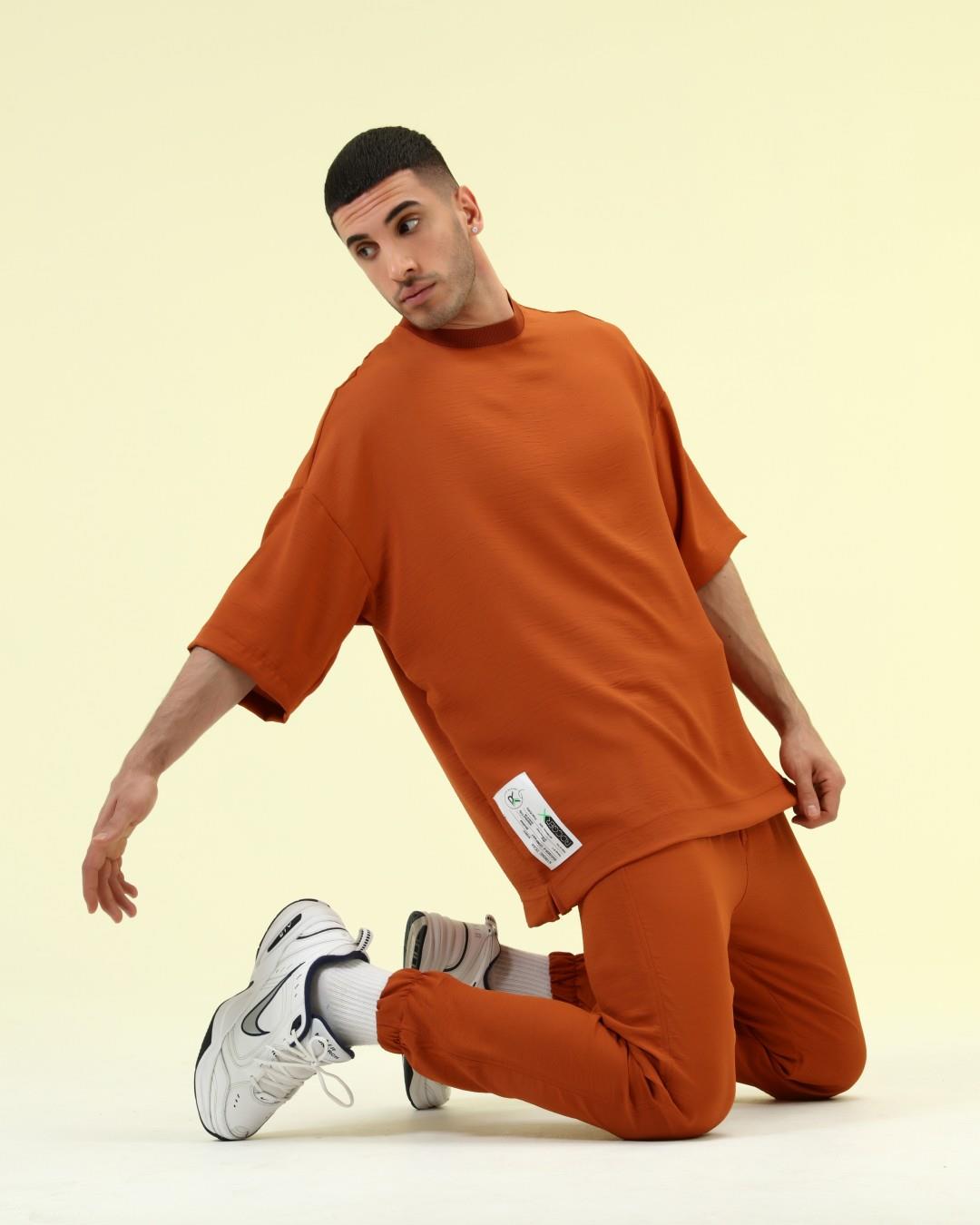 YAKASI RİBANALI OVERSİZE PANTOLONLU TAKIM R- 4124
