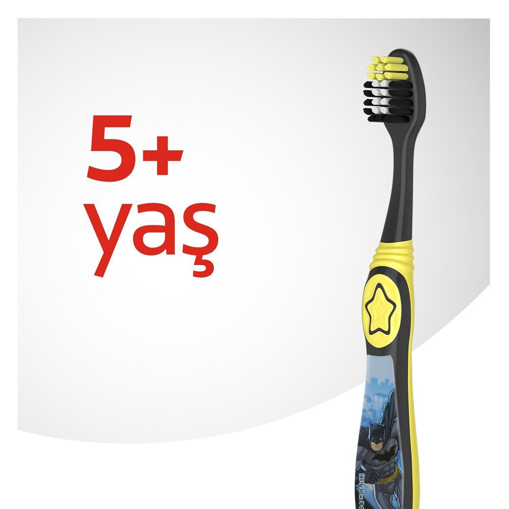 Colgate Ekstra Yumuşak Çocuk Diş Fırçası - Barbie Batman 5+Yaş Dil  Temizleyicili | Tshop