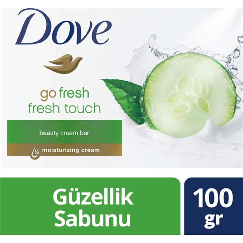 Dove Güzellik Sabunu Katı Sabun Cream Bar Fresh Touch Salatalık ve Yeşil  Çay Ferahlığı 100 gr | Tshop