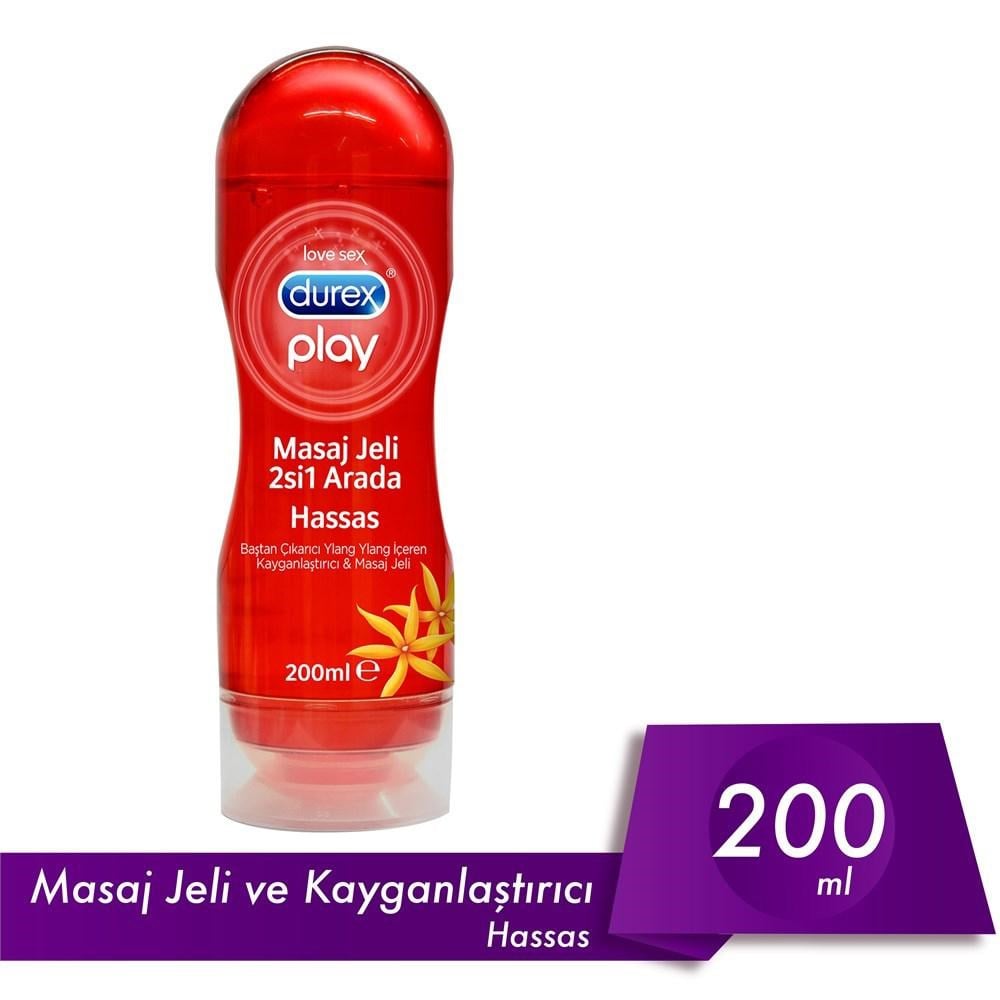 Durex Play Kayganlaştırıcı & Masaj Jeli Hassas Ylang 200 ml | Tshop