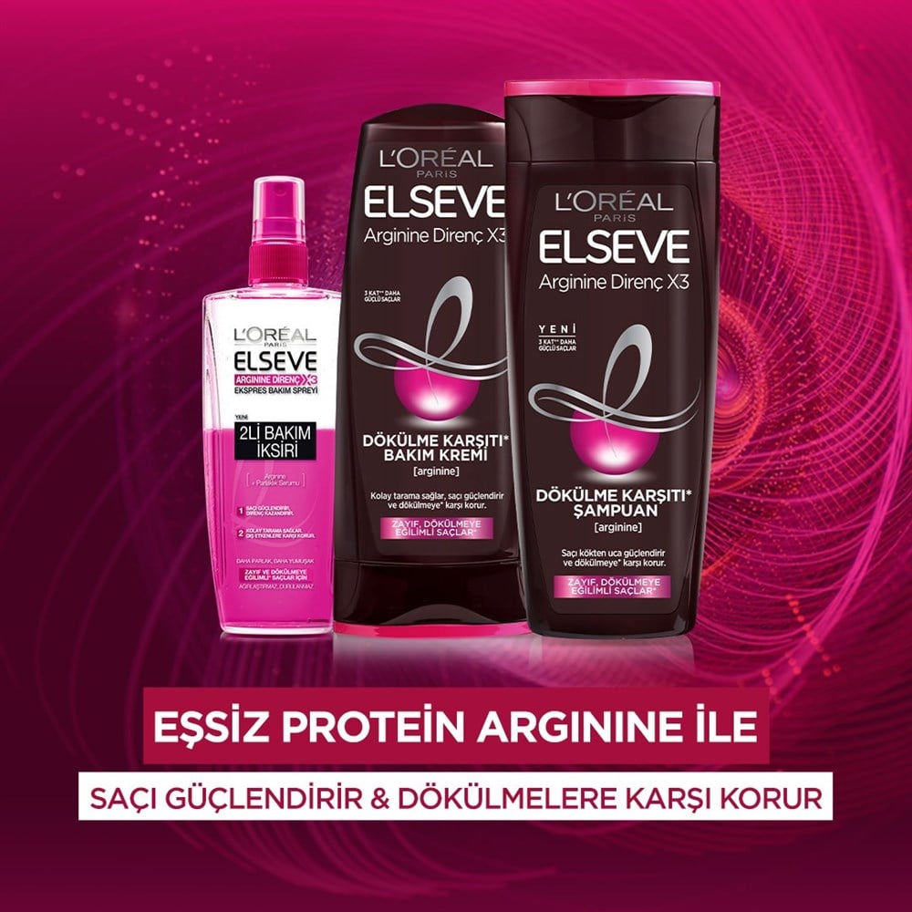 Loreal Elseve Şampuan Arginine Direnç X3 Dökülme Karşıtı Etki 360 ml | Tshop