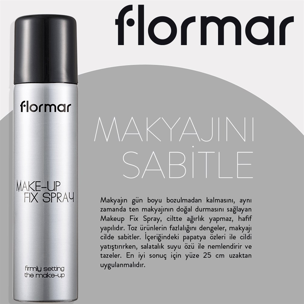 Flormar Makyaj Sabitleyici - Make-Up Fix Spray 001 Classic