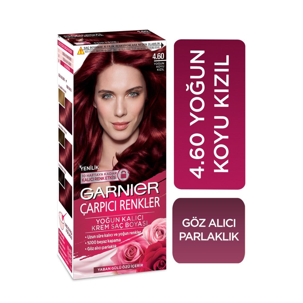 Garnier Color Natural Saç Boyası 4/60 Yoğun Koyu Kızıl | Tshop