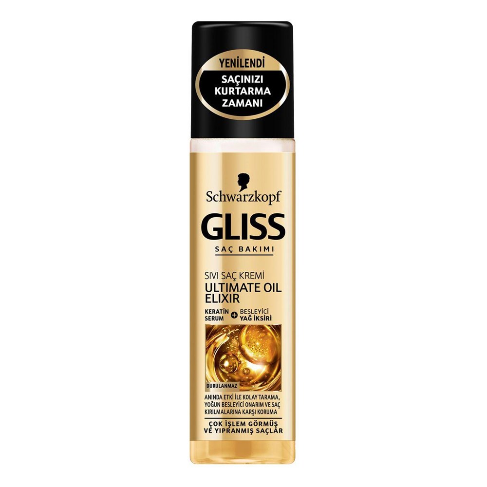 Gliss Sıvı Saç Bakım Kremi Ultimate Oil Elixir 200 ml | Tshop
