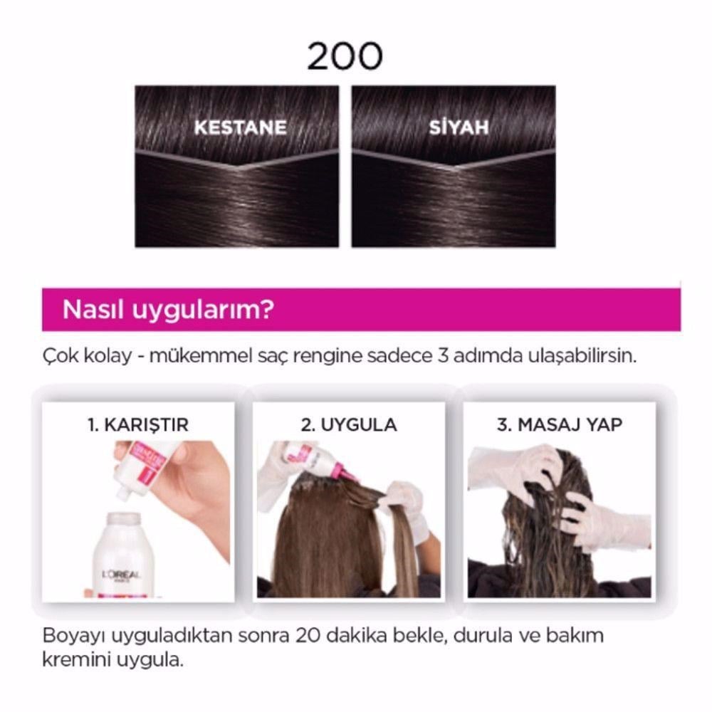Loreal Paris Saç Boyası - Casting Creme Gloss 200 Karadut Siyahı | Tshop