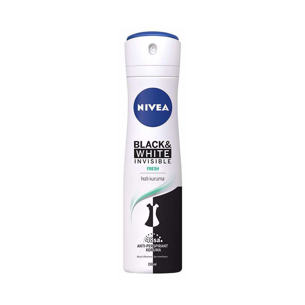 Nivea Deodorant Invisible Black & White 150 ml | Tshop